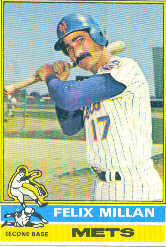 1976 Topps Baseball Cards      245     Felix Millan